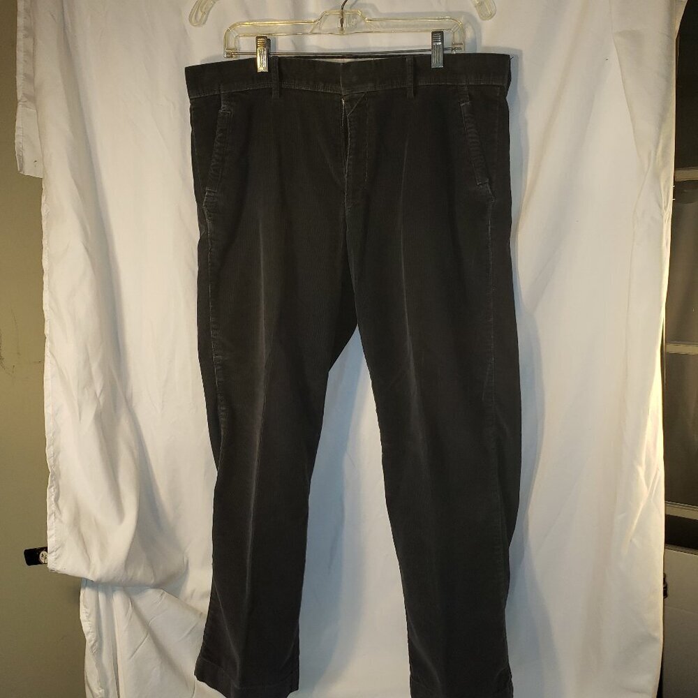 Life Khaki (a Haggar Company)  Men's Black Wide Wale Corduroy Pants - 36x29